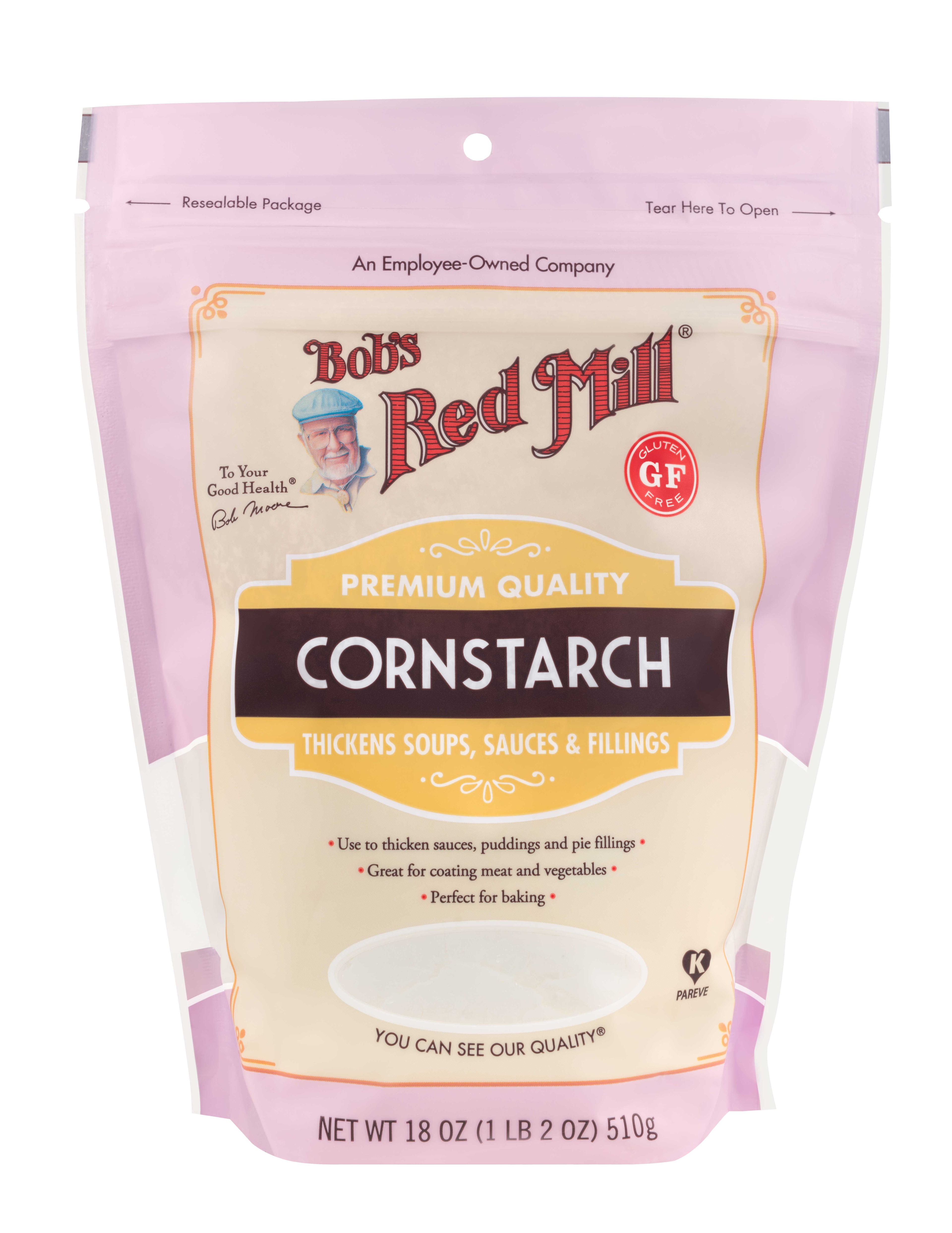 Bobs Red Mill Cornstarch, 18 Ounce -- 4 per case.