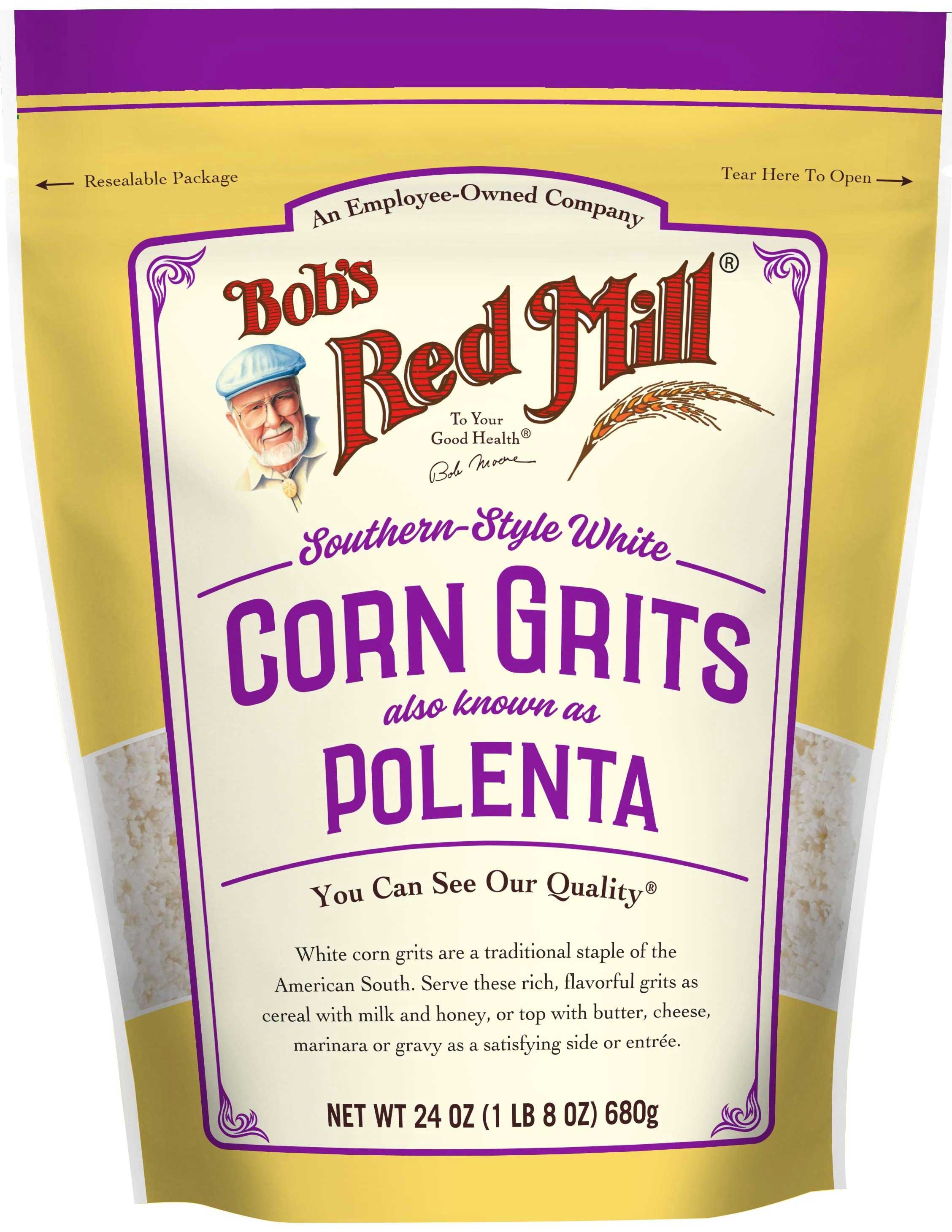 Bobs Red Mill White Corn Grits, 24 Ounce -- 4 per case