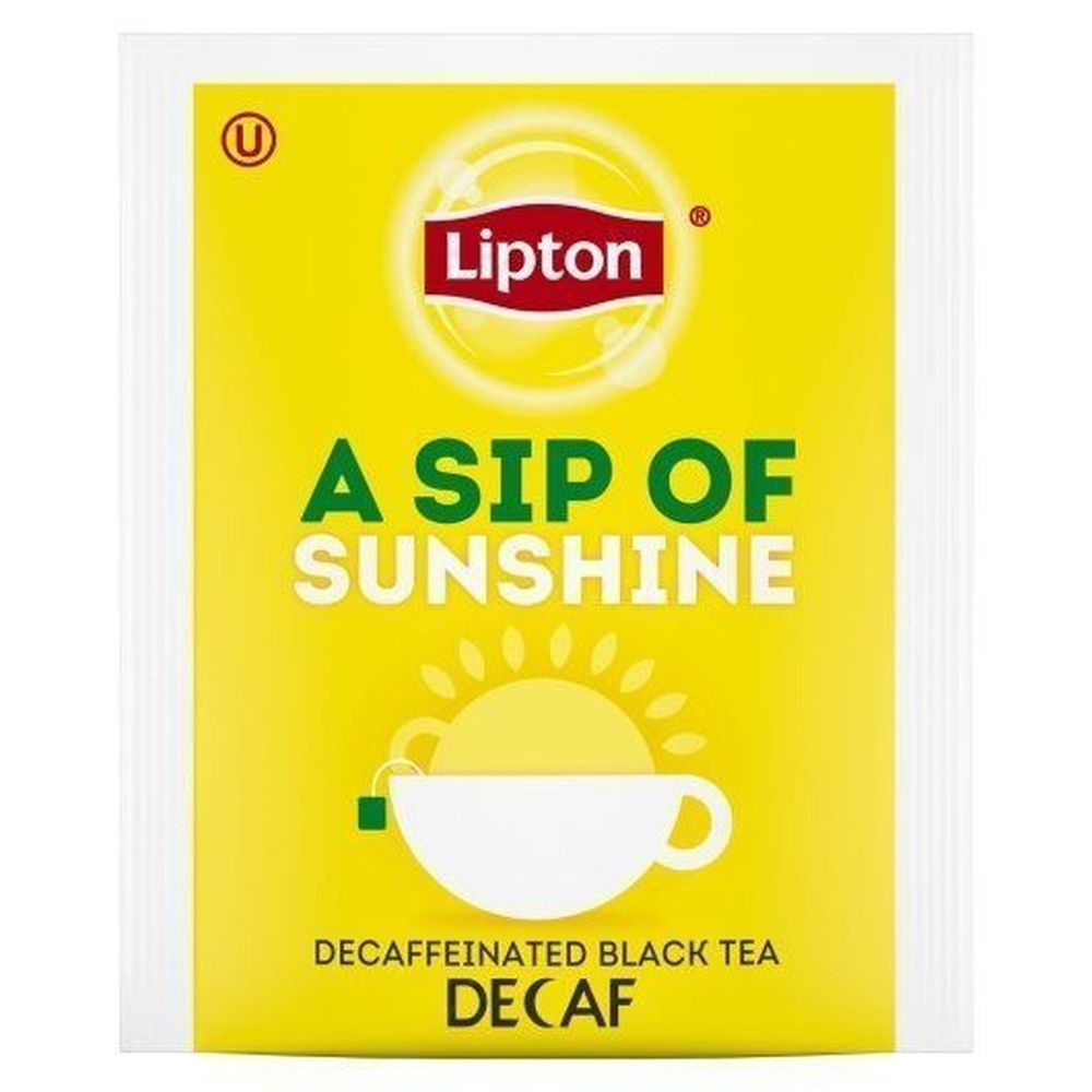 Lipton Traditional Blend Decaffeinated Black Tea, 72 count -- 6 per case