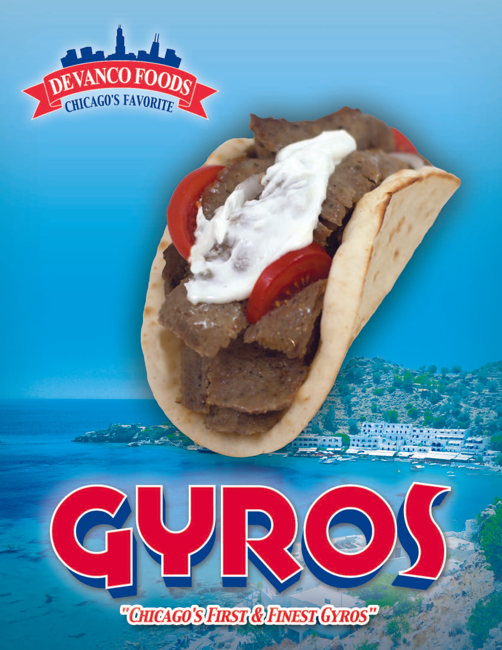 Devanco Fully Cooked Gyro Slices, 0.09 Ounce -- 4 per case.