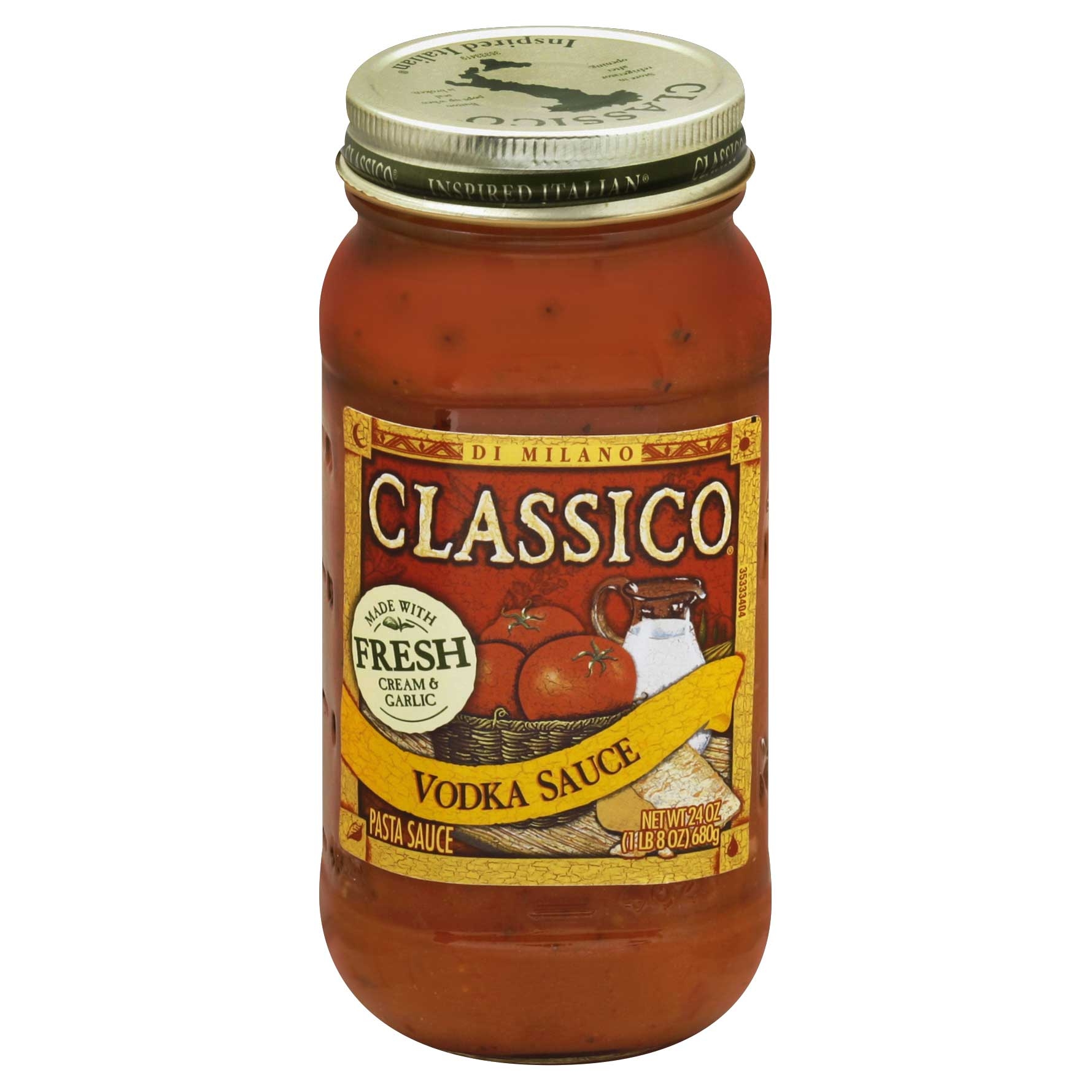 Classico Cook in Vodka Sauce, 24 Ounce -- 12 per case.