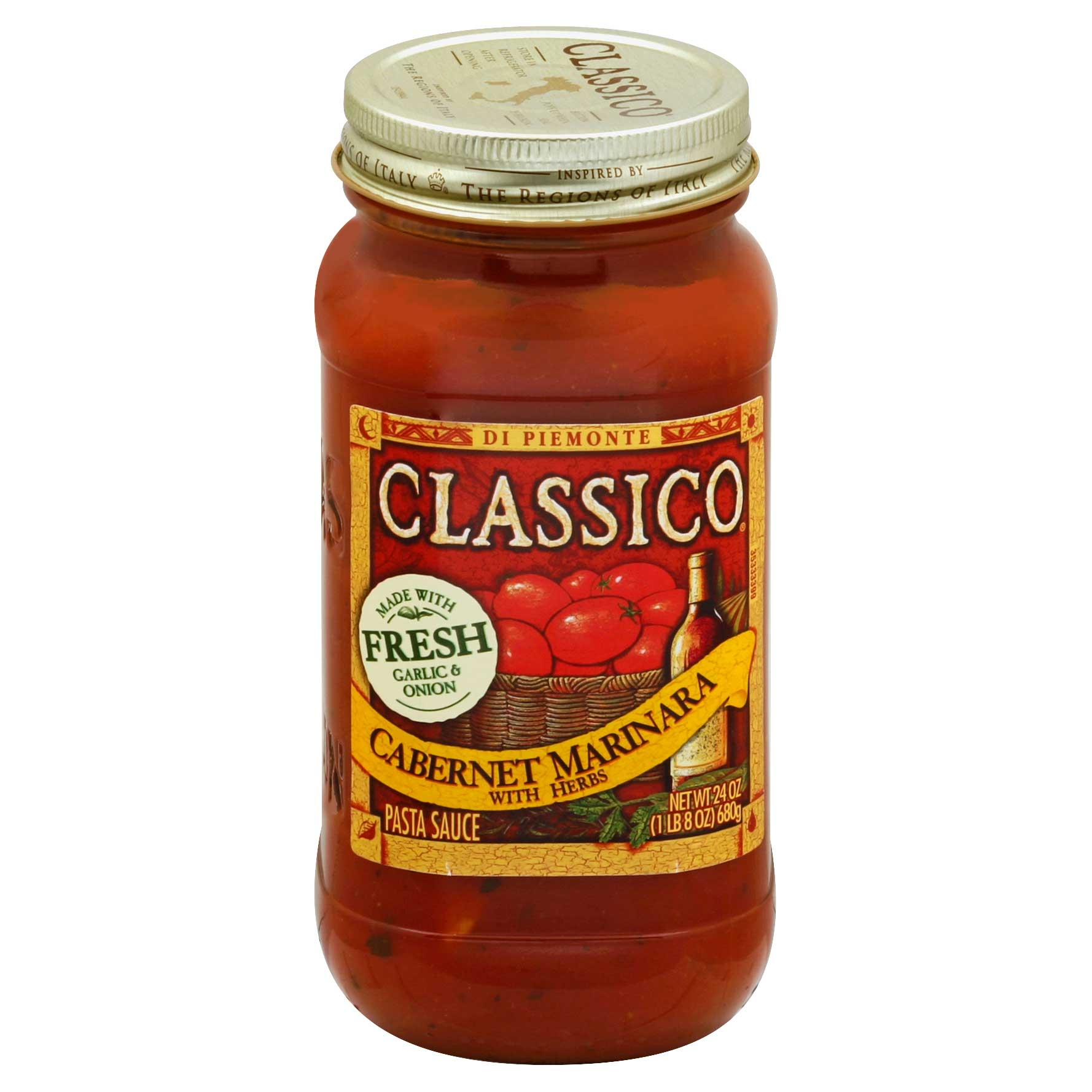 Classico Cabernet Marinara Sauce,26 Ounce -- 12 Case