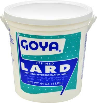 Goya Manteca Lard, 64 Ounce -- 12 per case.