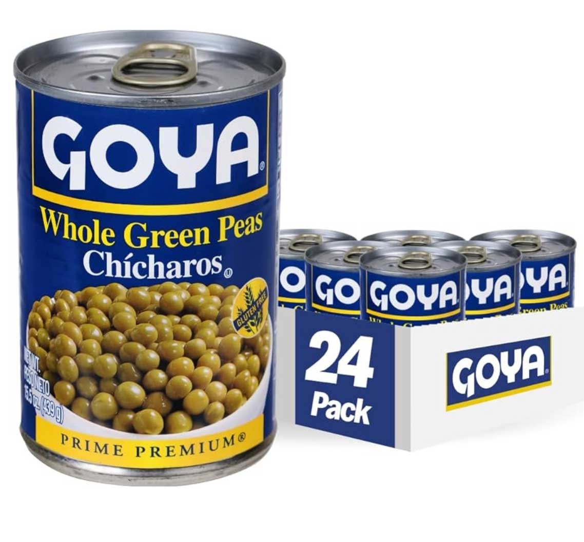 Goya Premium Whole Green Peas, 15.5 Ounce -- 24 per case