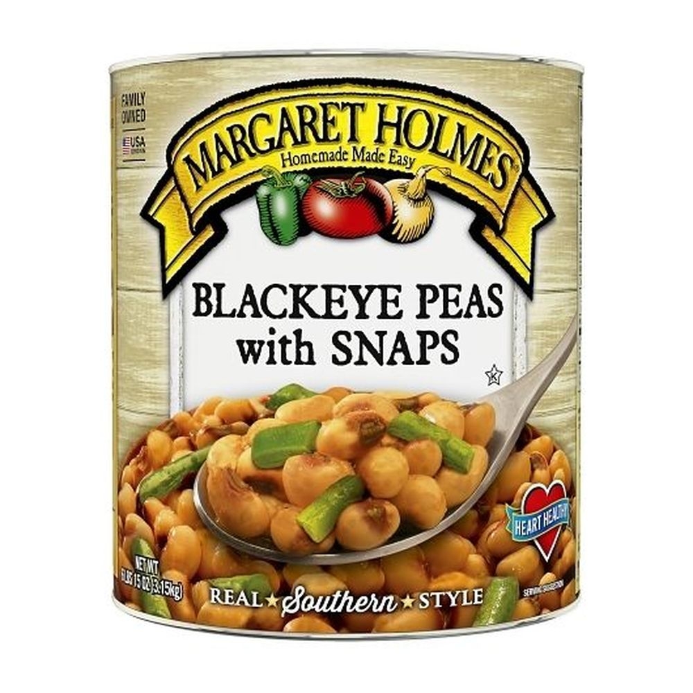 Margaret Holmes Blackeye Peas with Snaps, 6.125 Pound -- 6 per case