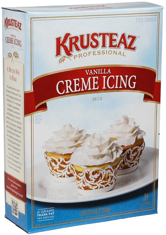 Krusteaz White Icing Mix, 5 Pound -- 6 per case