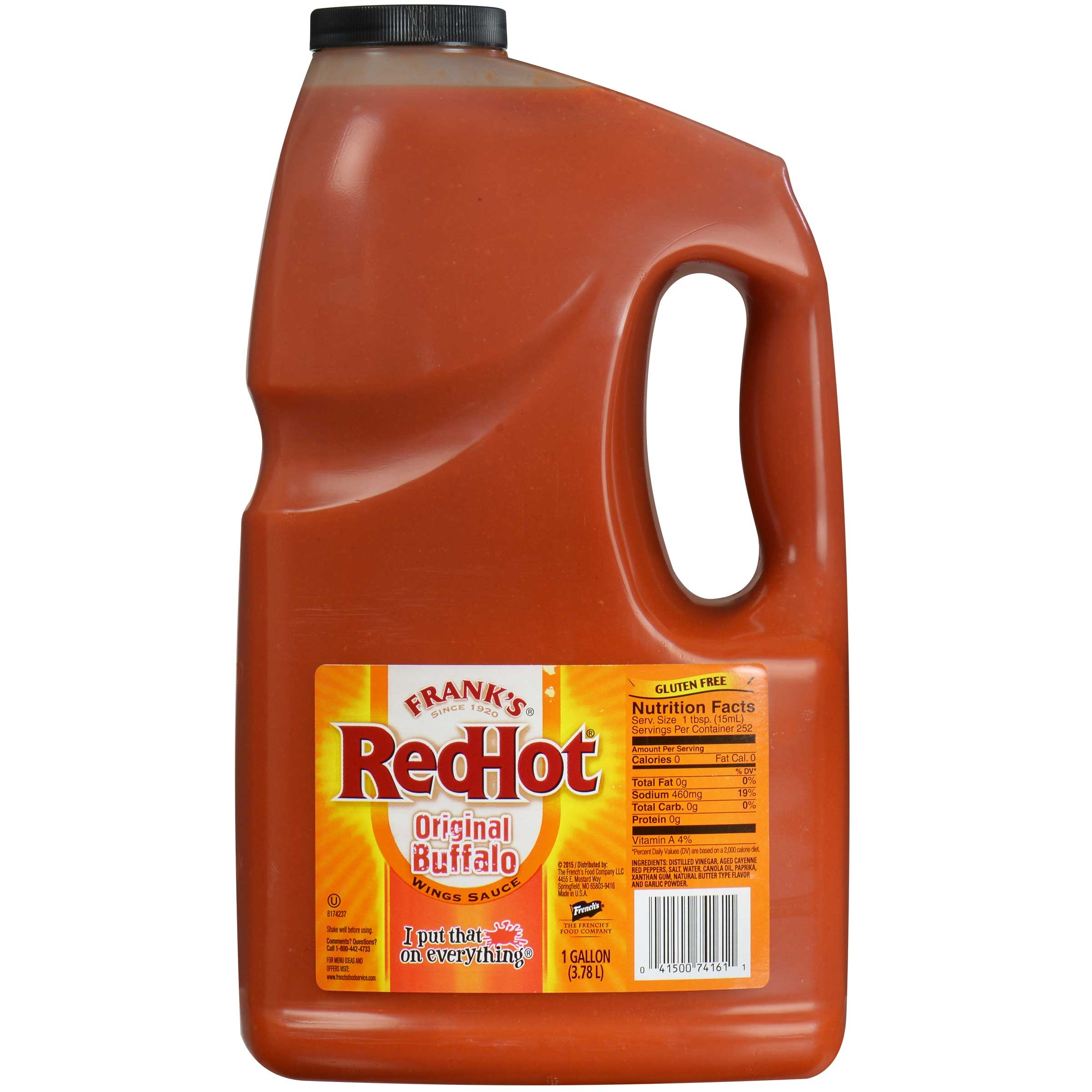 Frank's Red Hot Ready To Use Buffalo Wing Sauce, 1 Gallon -- 4 per case
