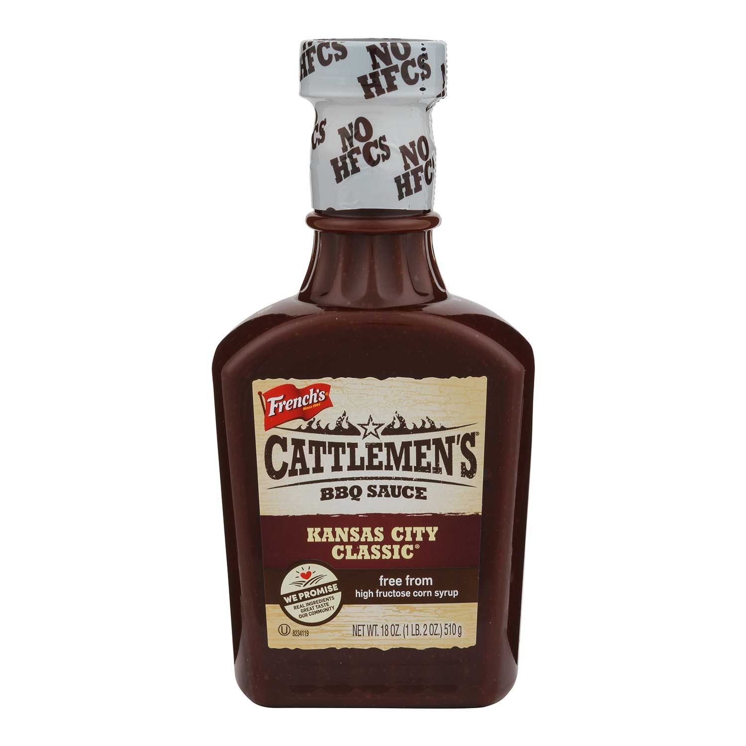 Reckitt Benckiser Cattlemens Award Winning Classic Barbecue Sauce, 18 Ounce -- 12 per case.