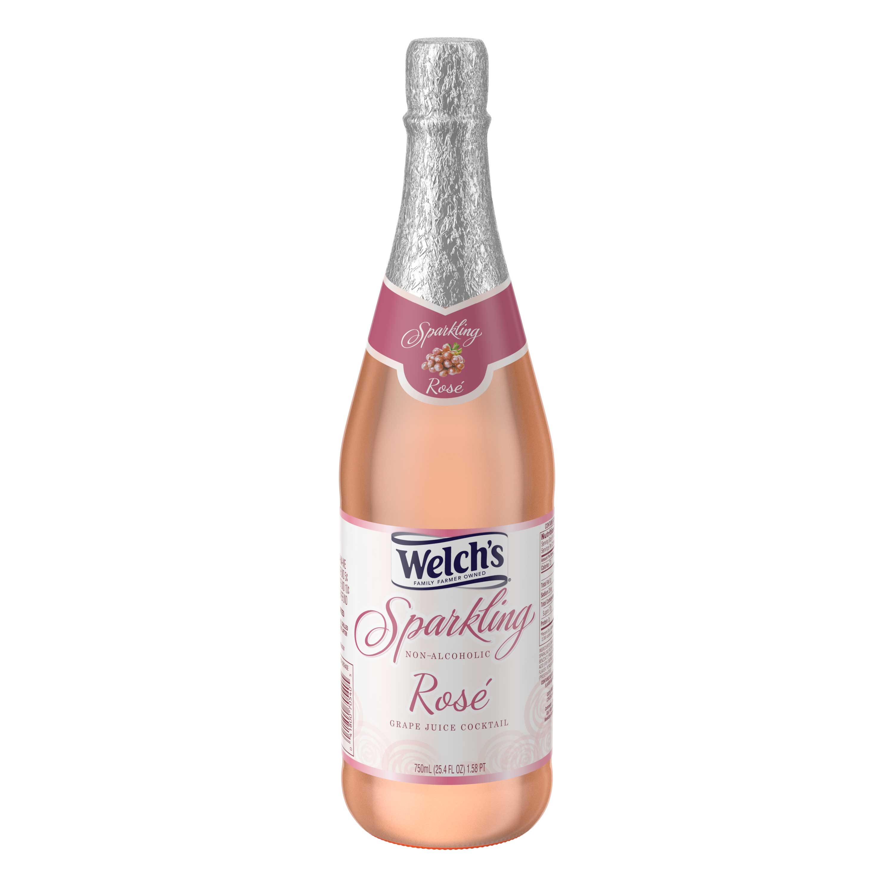 Welchs Sparkling Rose Juice, 25.4 Fluid Ounce -- 12 per case.