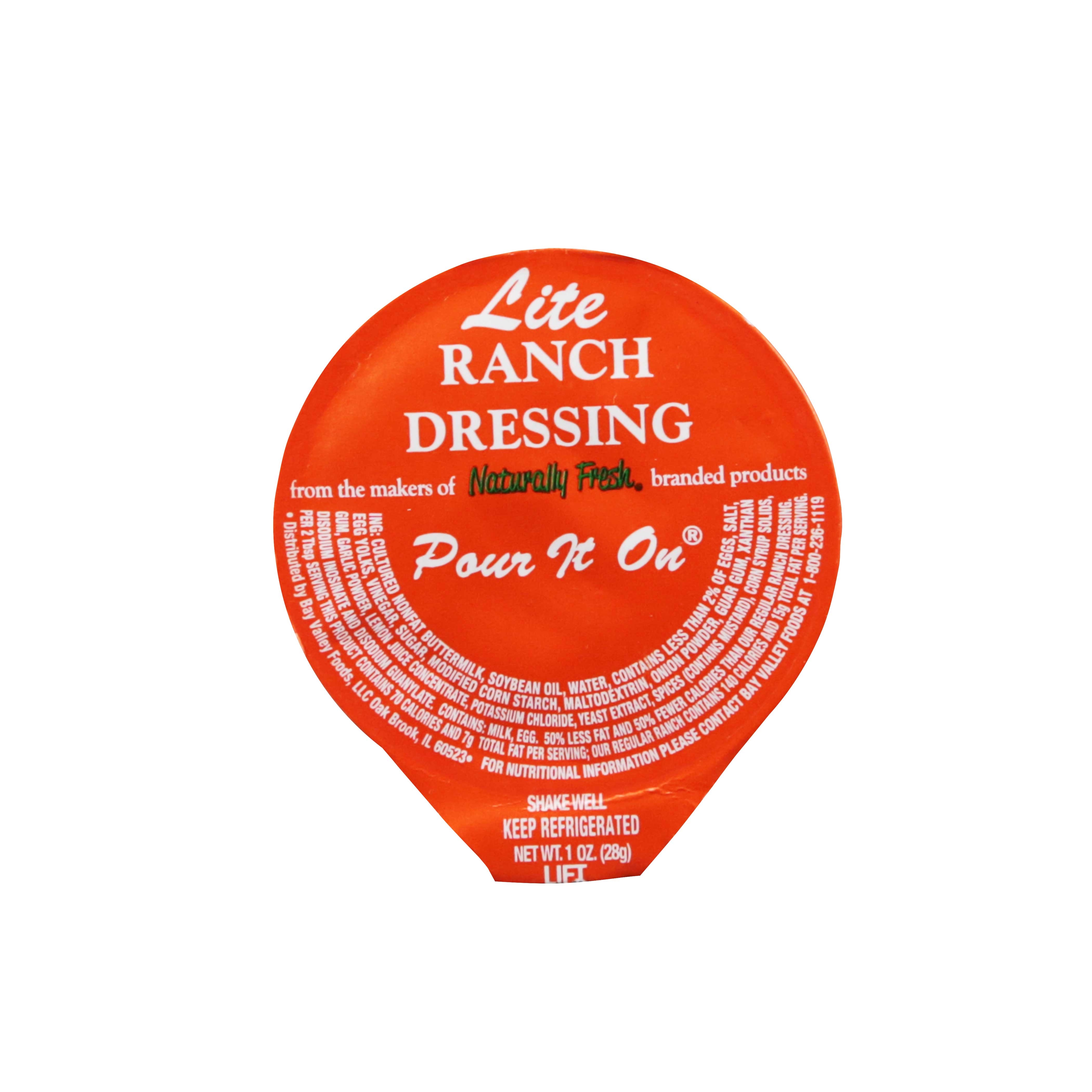 Naturally Fresh Lite Ranch Dressing, 1 ounce -- 100 per case