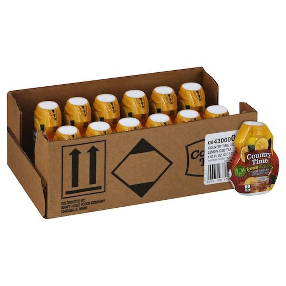 Country Time Liquid Concentrate Lemon Iced Tea, 1.62 Fluid Ounce -- 12 per case