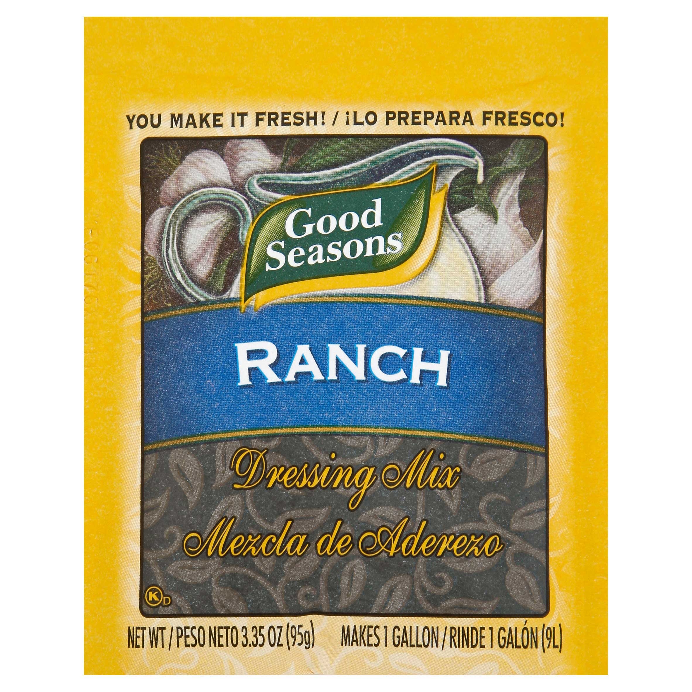 Dressing Good Seasons Ranch Salad Dry Mixed,  3.2 Ounce -- 20 per Case