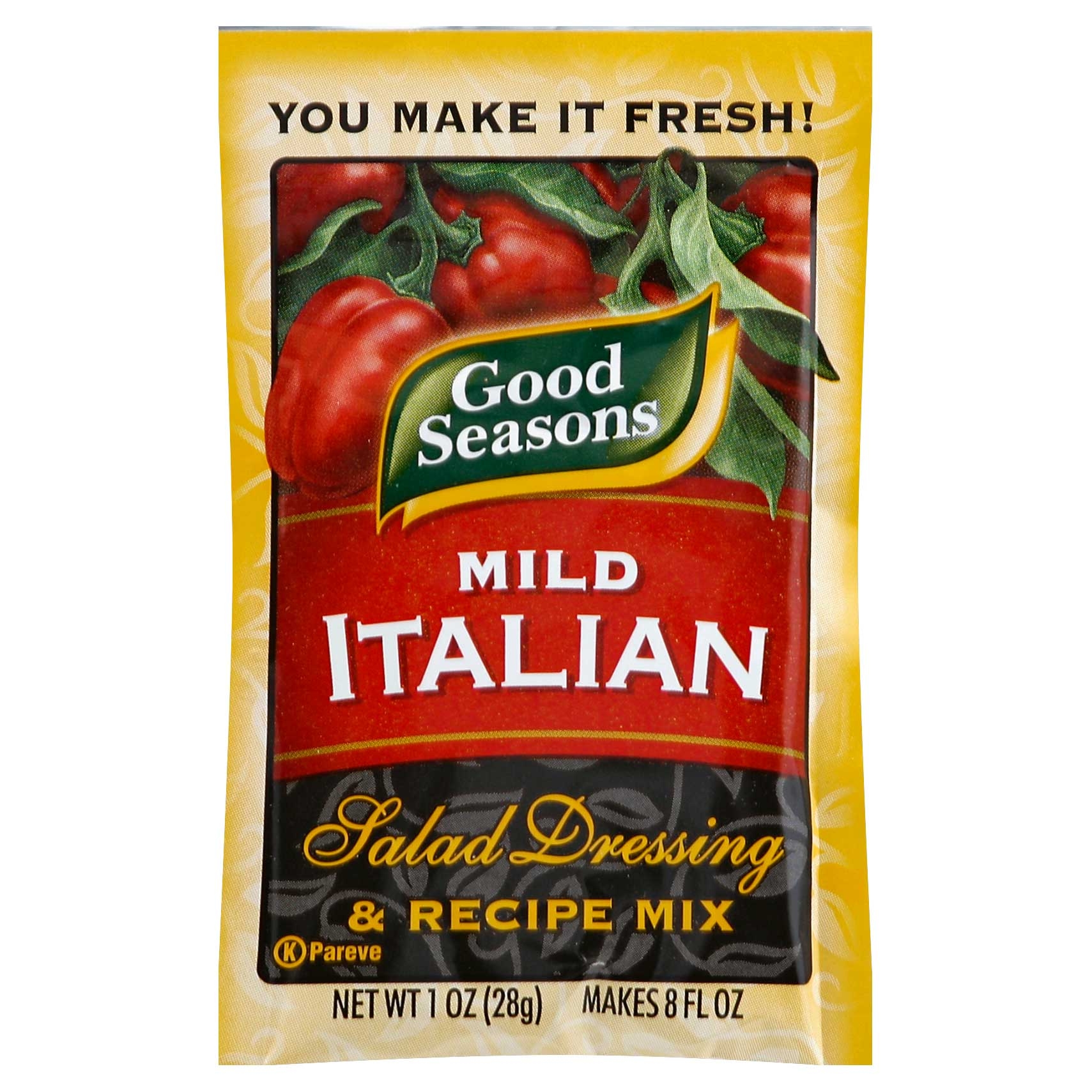 Good Seasons Mild Italian Dressing and Recipe Mix, 1 Ounce Packet -- 24 per case.