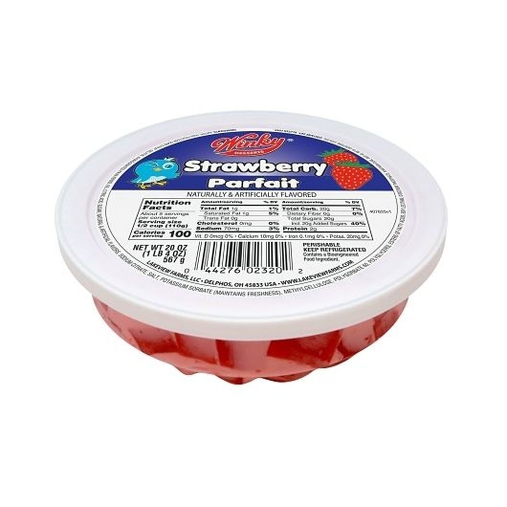 Winky Strawberry Ring Parfait Fruit Salad, 20 Ounce -- 6 per case
