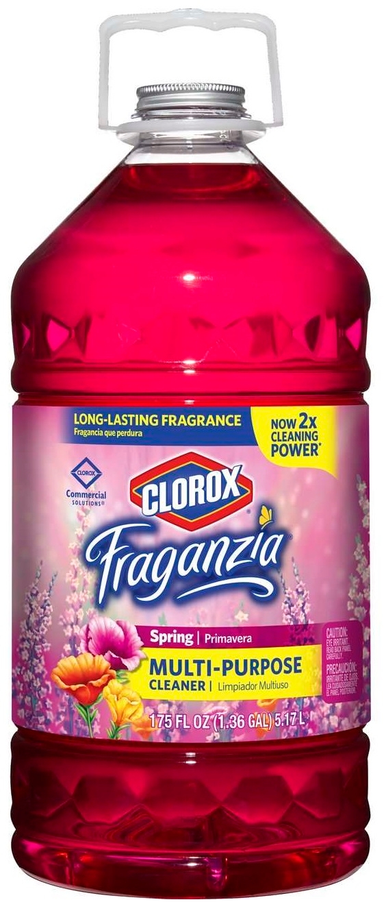 Clorox Spring Fraganzia Commercial Solutions Multi Purpose Cleaner, 175 Fluid Ounce -- 3 per case