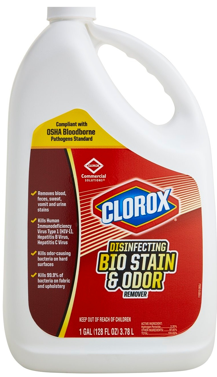 Clorox Disinfecting Bio Stain and Odor Remover Refill, 128 Fluid Ounce -- 4 per case
