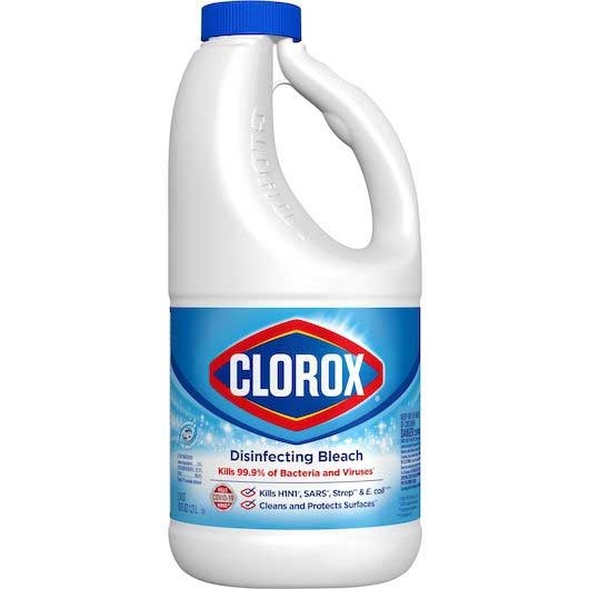 Clorox Regular Disinfecting Bleach, 43 Fluid Ounce -- 6 per case