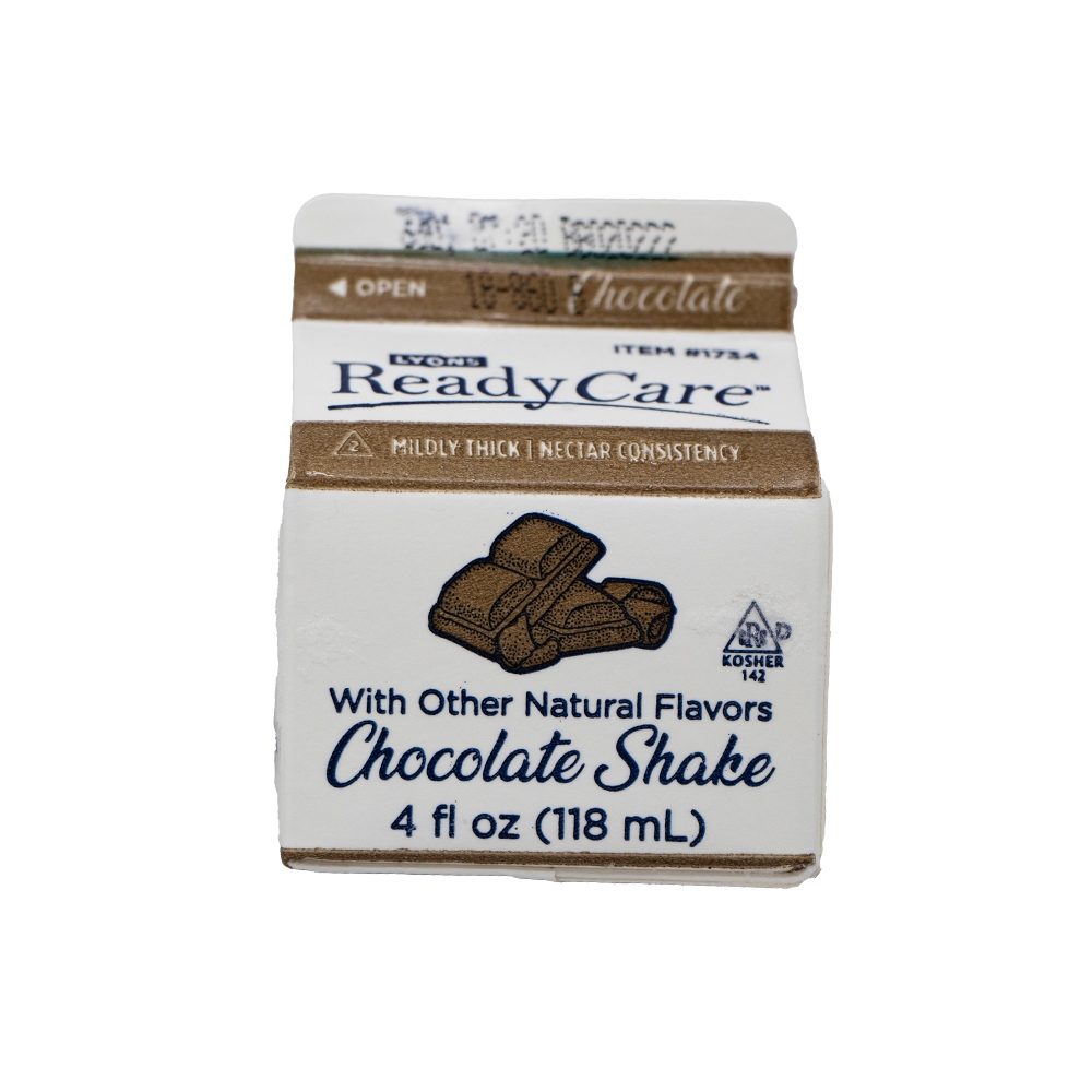 Lyons ReadyCare Chocolate Shake, 4 Ounce -- 75 per case