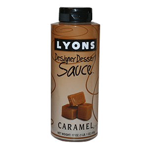 Lyons Caramel Designer Dessert Sauce, 17 Ounce -- 12 per case