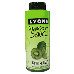 Lyons Kiwi Lime Designer Dessert Sauce, 16 Ounce -- 12 per case
