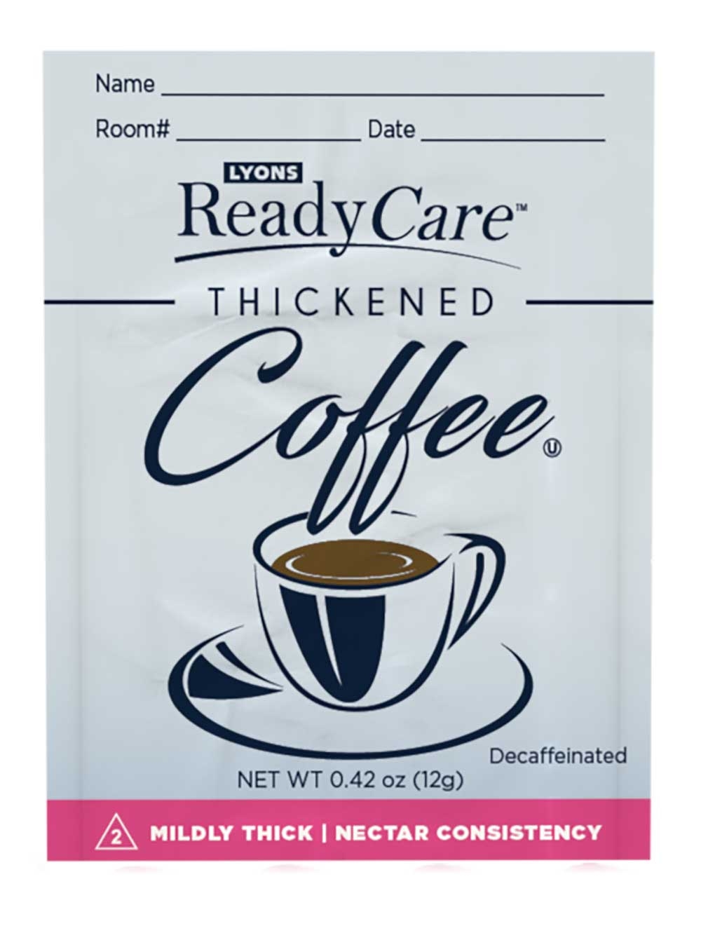 Lyons ReadyCare Level 2 Nectar Thickened Decaf Coffee, 12 Gram -- 75 per case