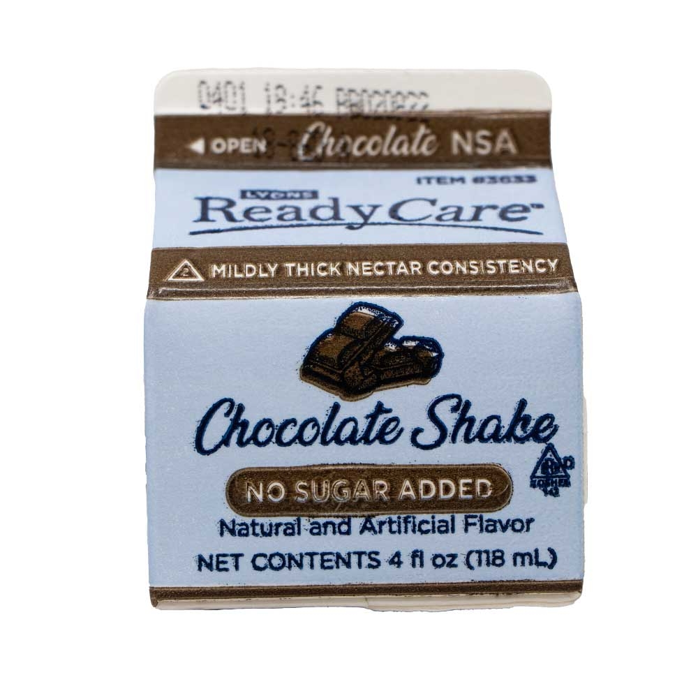 Lyons ReadyCare No Sugar Added Chocolate Shake, 4 Ounce -- 50 per case