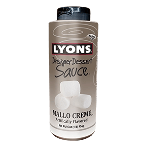 Lyons Mallo Crème Designer Dessert Sauce, 16 Ounce -- 12 per case