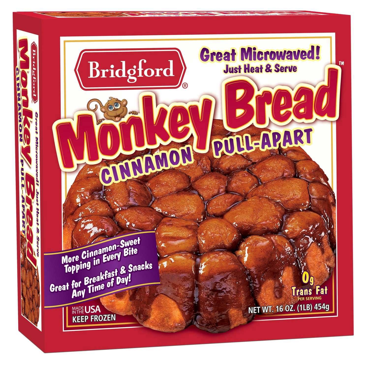 Bridgford Cinnamon Monkey Bread, 16 Ounce -- 8 per case
