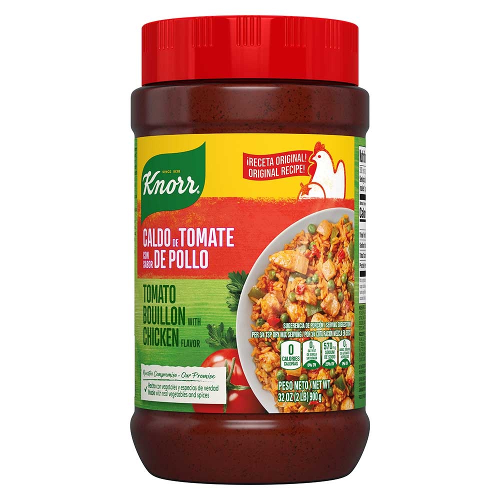 Knorr Granulated Bouillon Tomato Chicken For Sauces, Soups and Stews Fat and Cholesterol Free, 2 Pound -- 6 per case