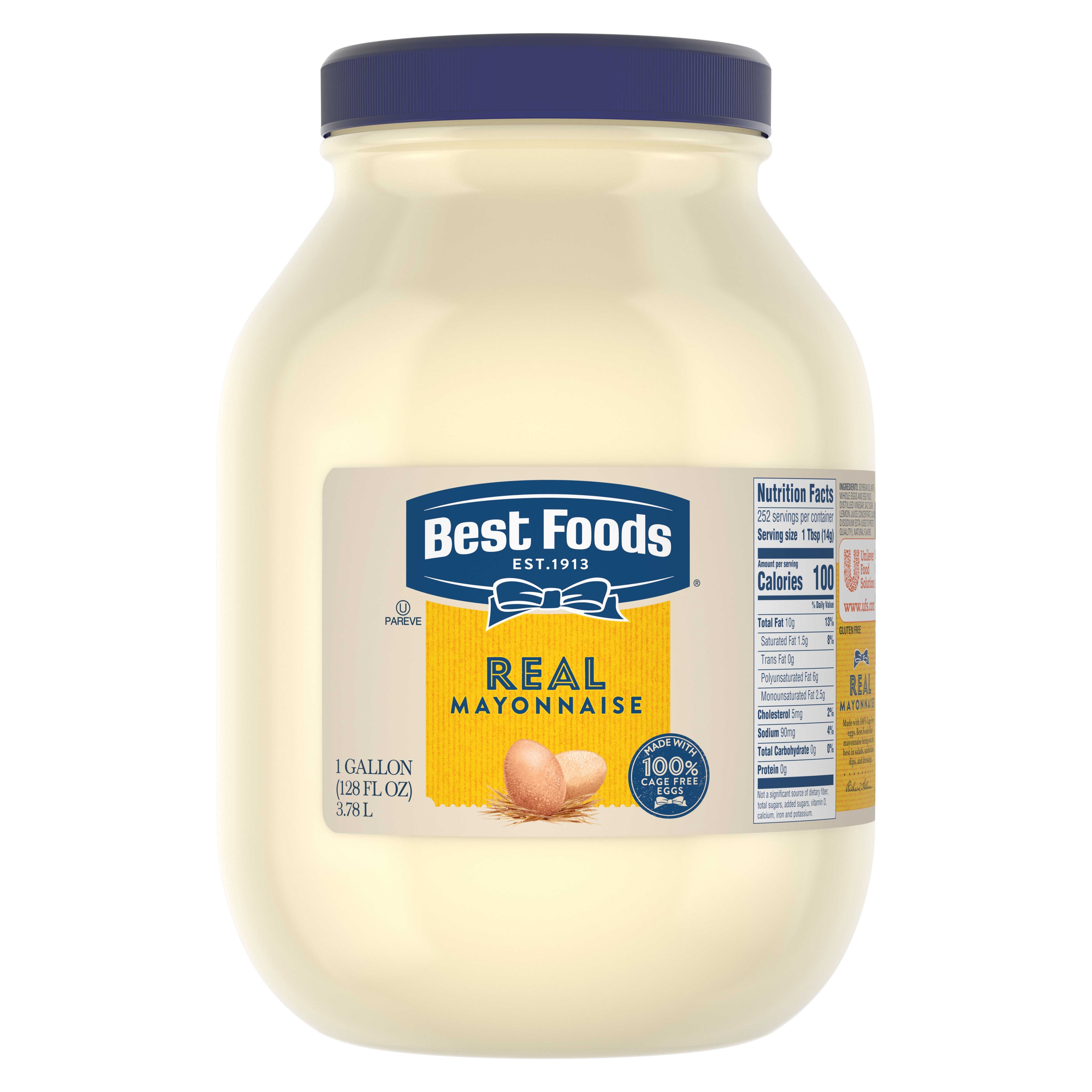 Best Foods Real Mayonnaise, 1 Gallon -- 4 per case