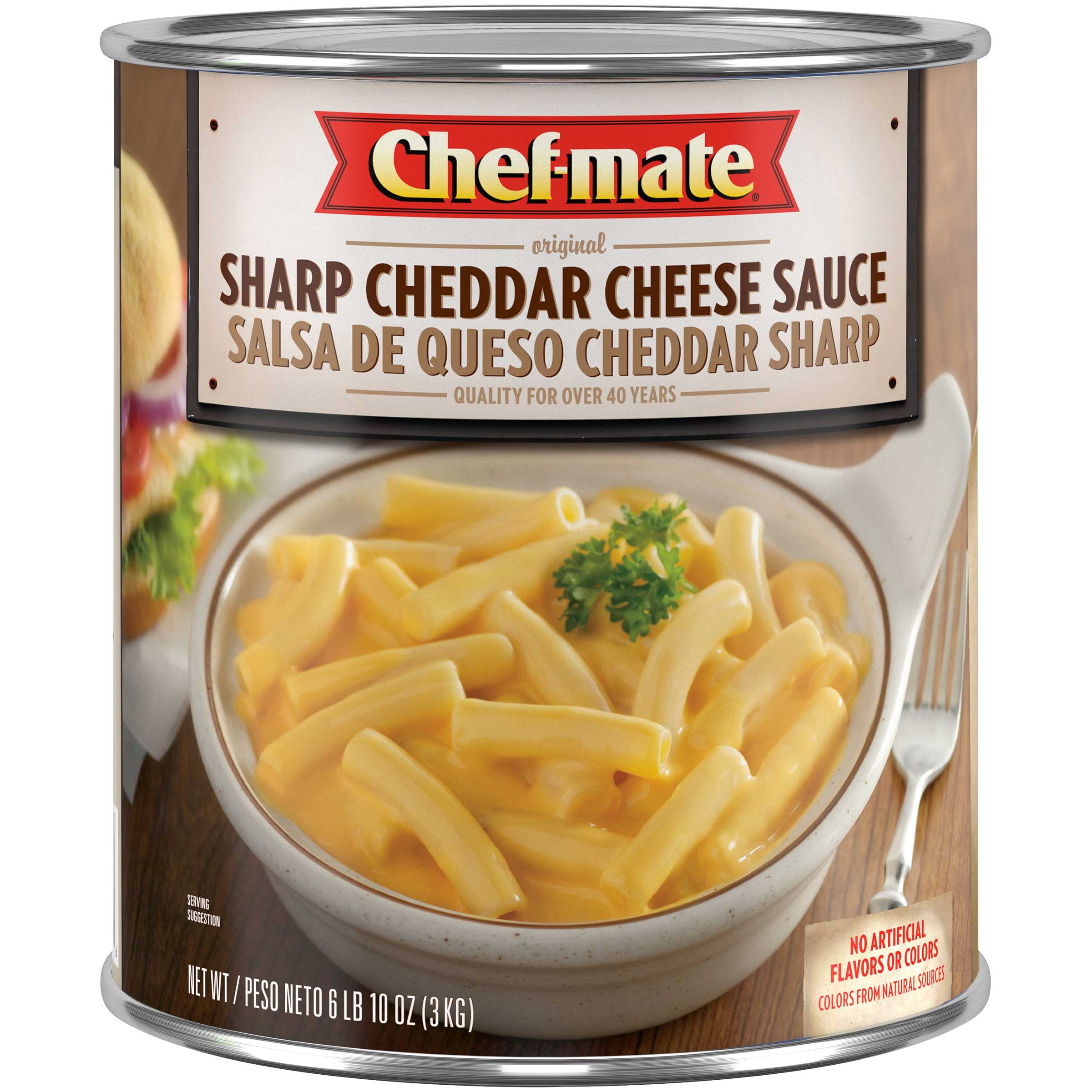 Chef Mate Sharp Cheddar Sauce 6 Case 96 Ounce