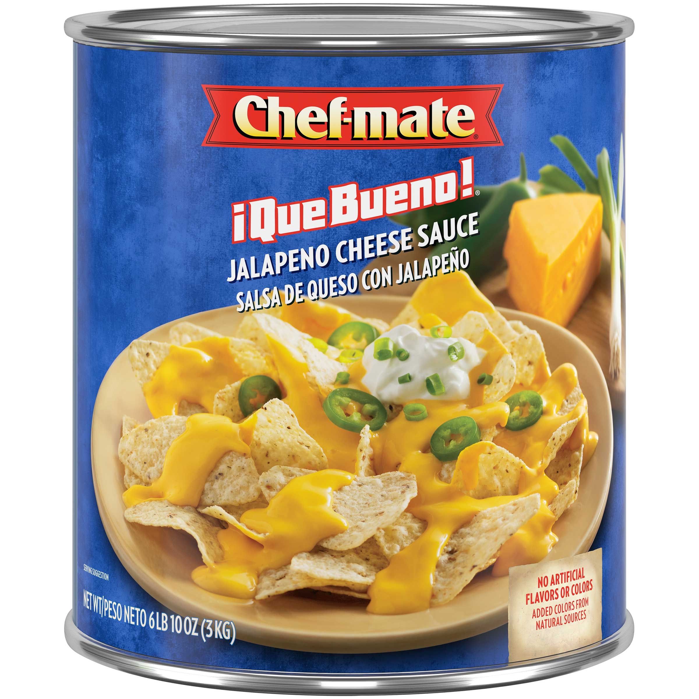 Nestle Chef-Mate Que Bueno Jalapeno Cheese Sauce, 106 Ounce -- 6 per case.
