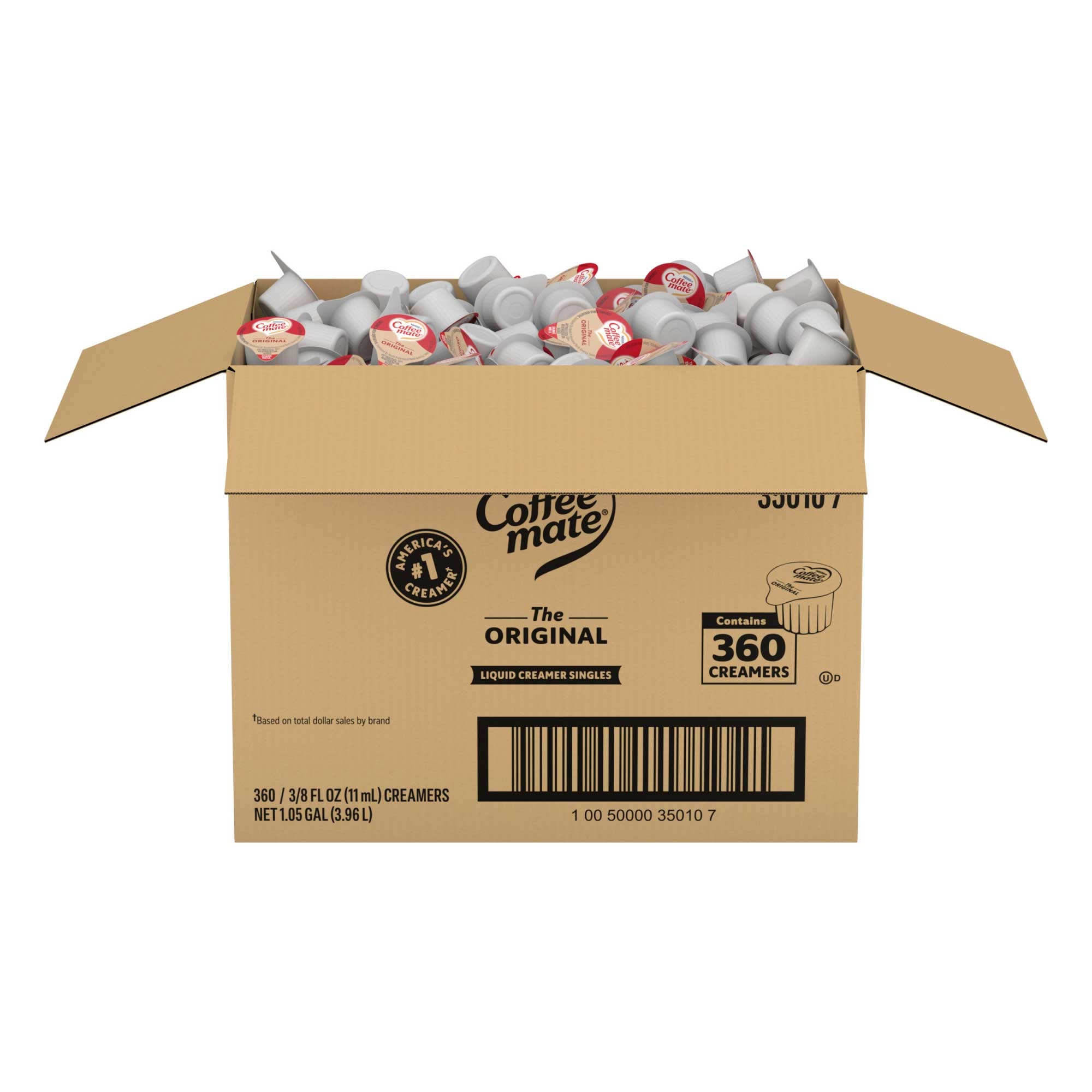 Coffee-Mate The Original Single Serve Liquid Creamer, 0.375 Ounce -- 360 per case