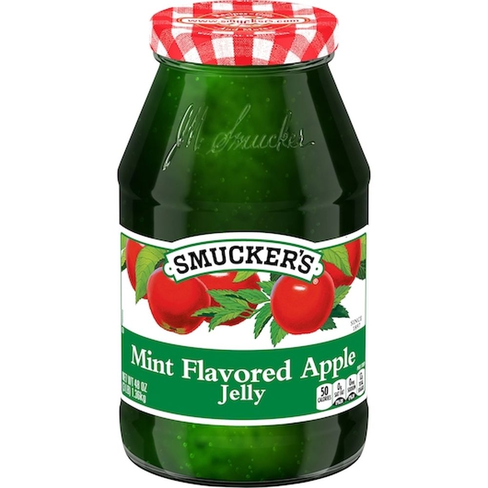Smuckers Mint Apple Jelly, 48 Ounce -- 6 per case