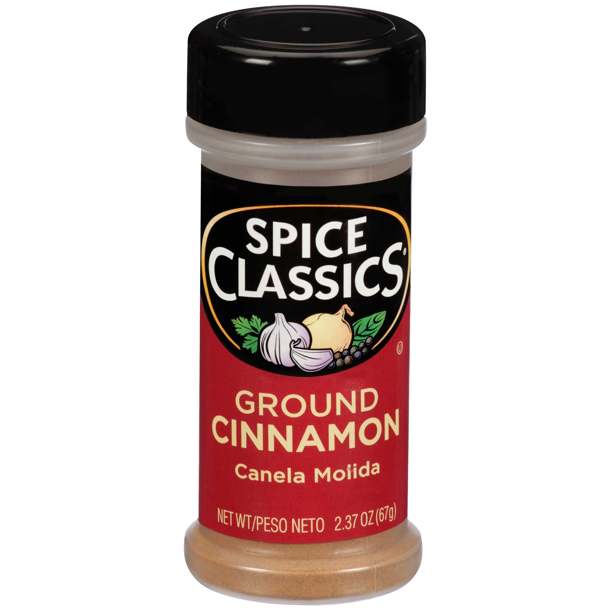 Spice Classics Ground Cinnamon, 2.37 Ounce -- 12 per case.