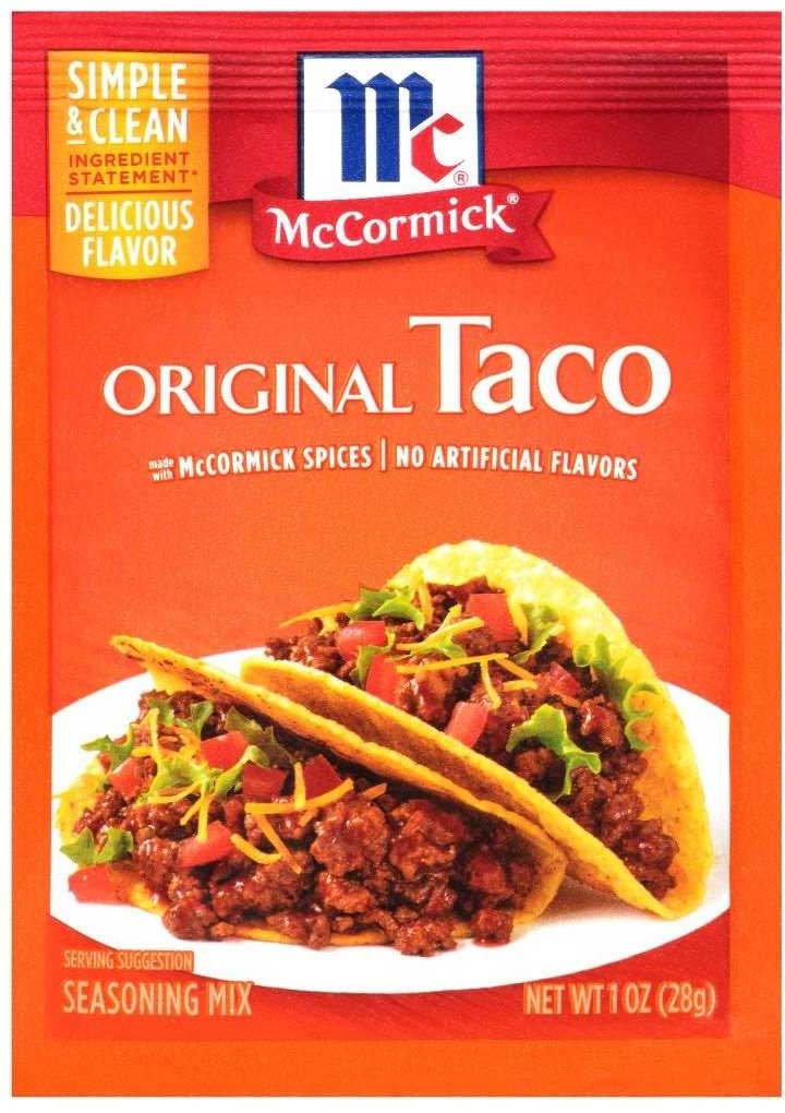 McCormick Original Taco Seasoning Mix, 1 Ounce -- 24 per case