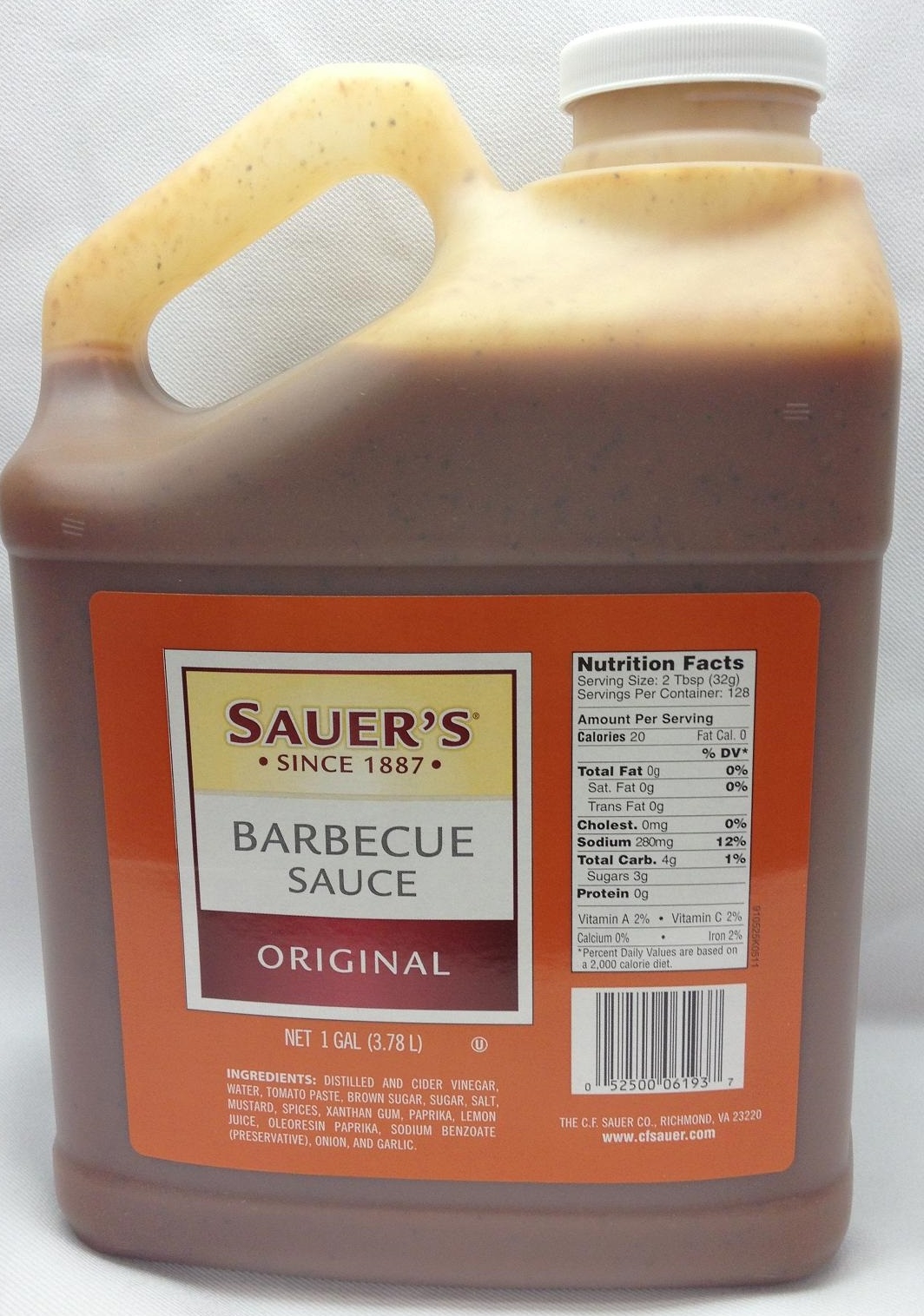 Saucers Barbecue Sauce, 1 Gallon -- 4 per case