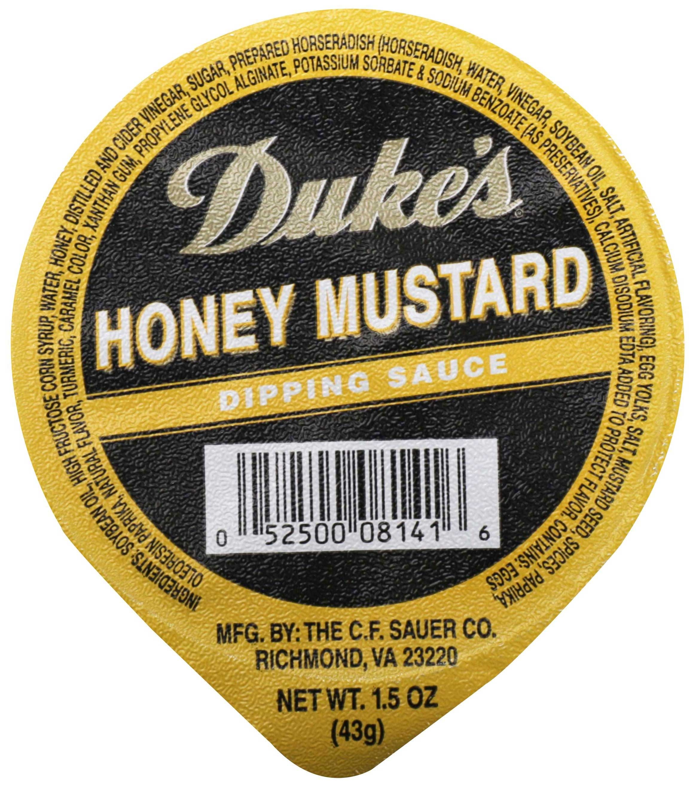Dukes Honey Mustard, 1.5 Ounce -- 120 per case