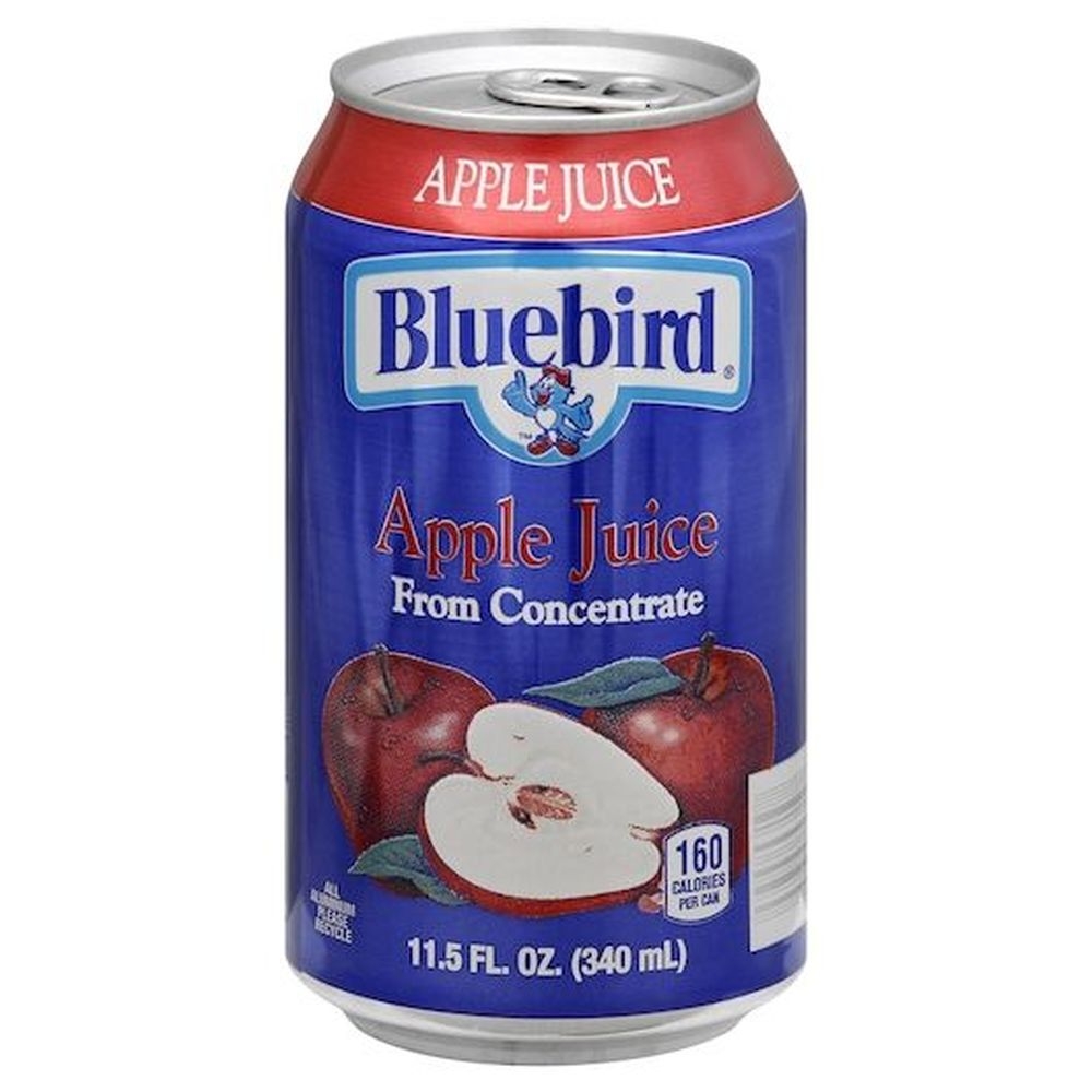 Bluebird Apple Juice, 11.5 Fluid Ounce -- 24 per case