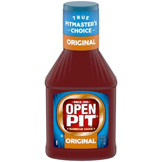 Pinnacle Foods Open Pit Original Barbecue Sauce, 18 Ounce -- 12 per case.