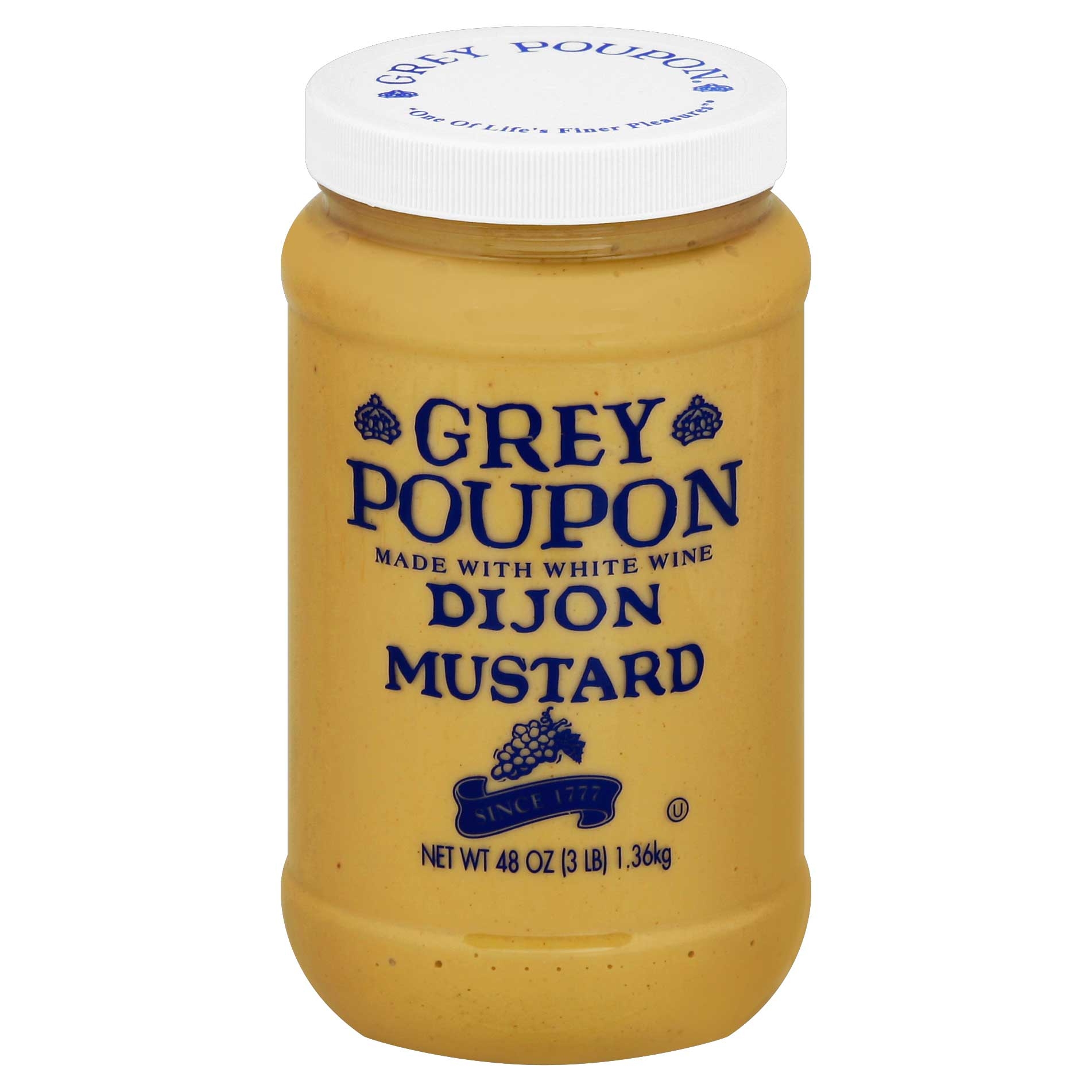 Grey Poupon Classic Dijon Mustard 6 Case 48 Ounce