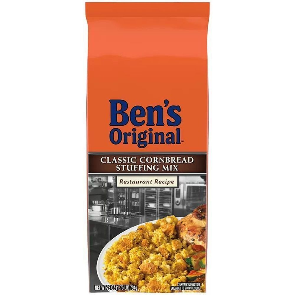 Bens Original Classic Cornbread Stuffing Mix, 28 Ounce -- 6 per case