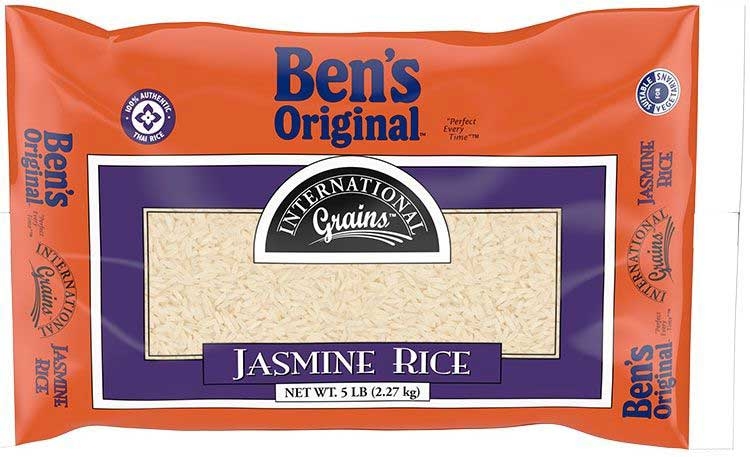 Bens Original International Grains Jasmine Rice, 5 Pound -- 2 per case