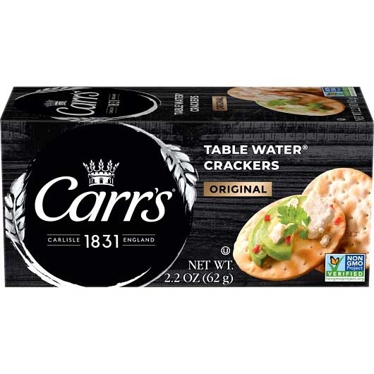 Carrs Original Table Water Crackers, 2.2 Ounce --  24 per case.