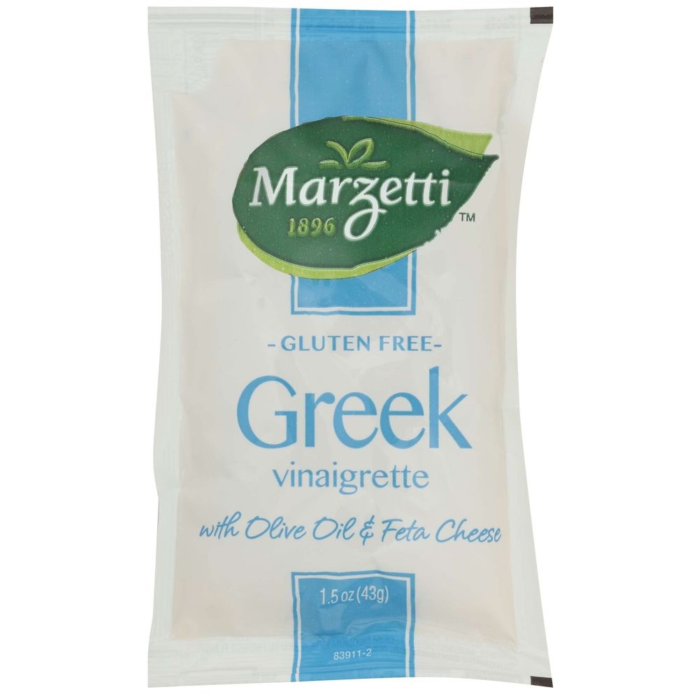 Marzetti Greek Vinaigrette with Olive Oil and Feta Cheese Dressing, 1.5 Ounce -- 60 per case