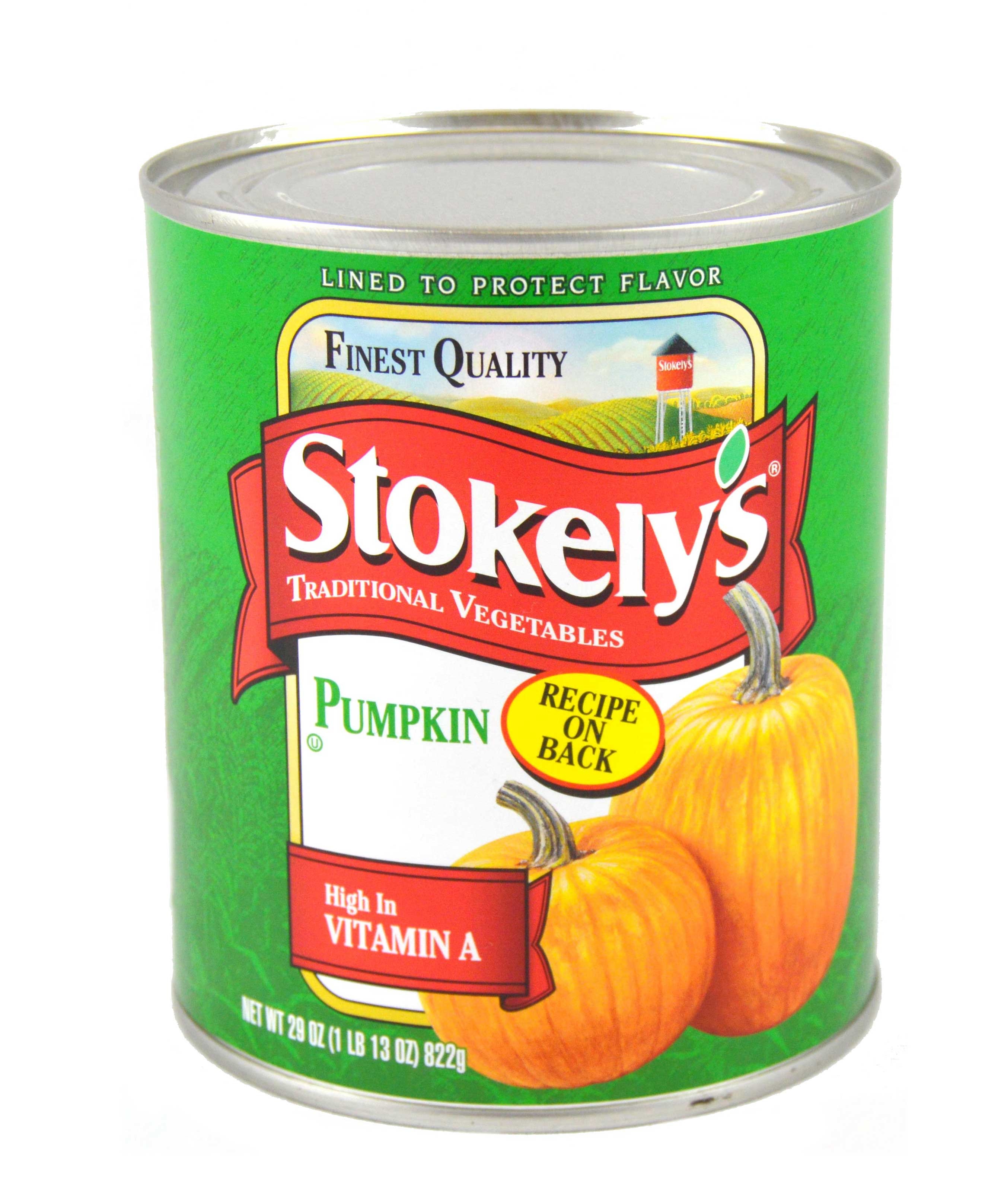 Stokely Pumpkin, 29 Ounce -- 12 per case.