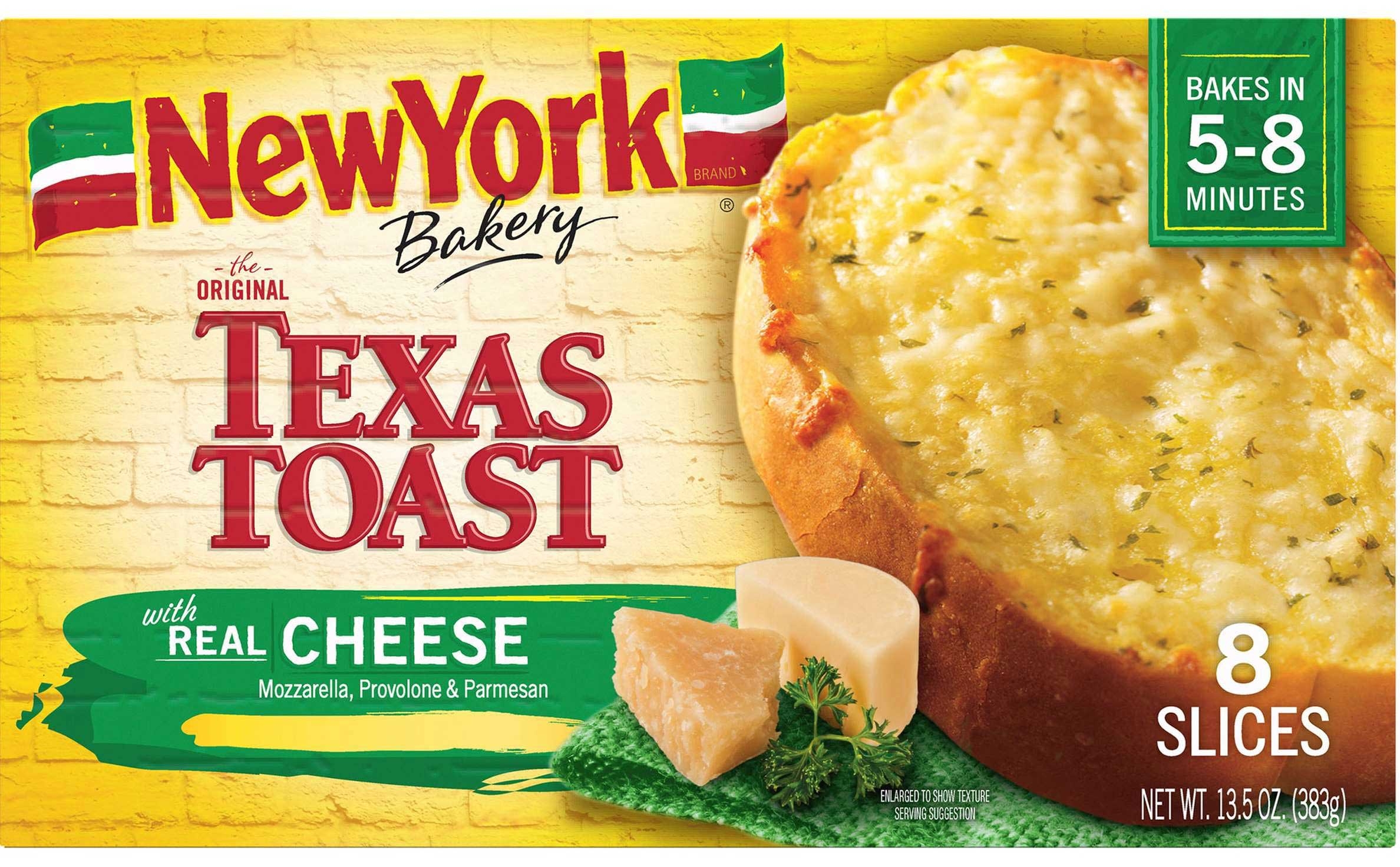 New York Bakery Texas Toast with Cheese, 13.5 Ounce -- 12 per case