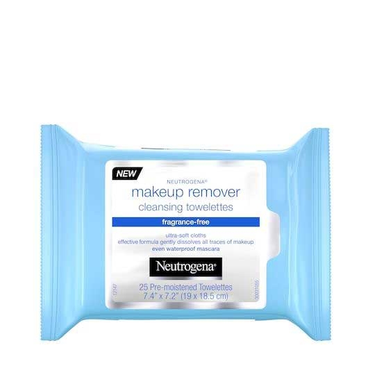 Neutrogena Fragrance Free Makeup Remover Cleansing Towelettes - 25 count per pack -- 6 packs per case