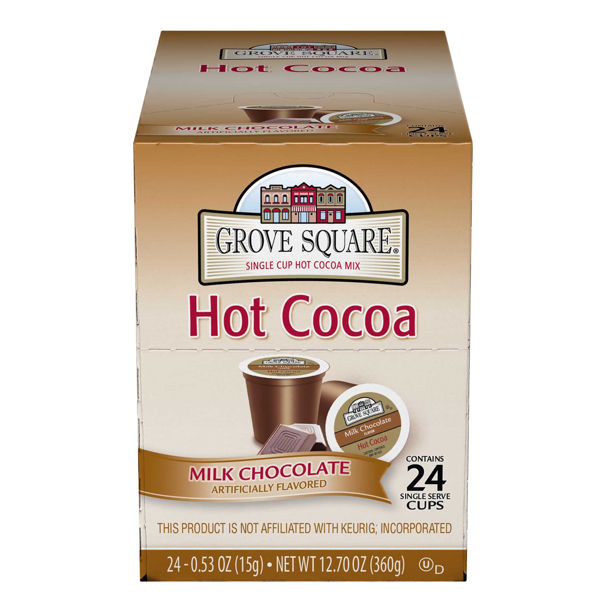 Grove Square Milk Chocolate Hot Cocoa Mix -- 96 per case.