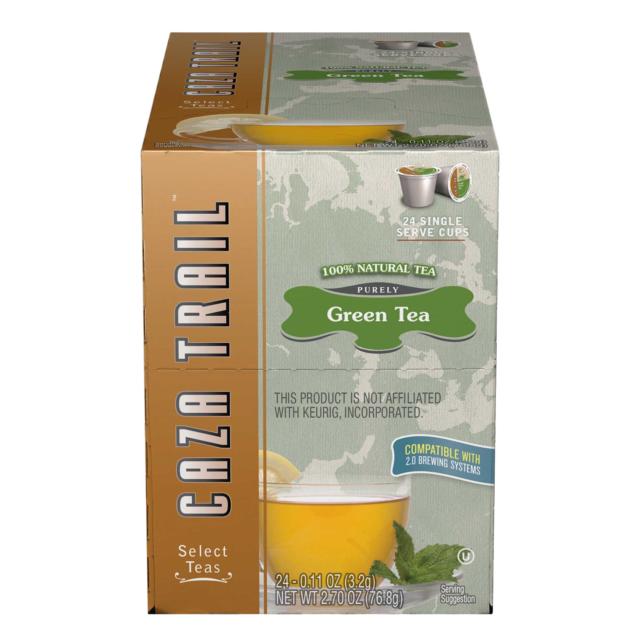 Caza Trail Green Tea, 2.7 Ounce -- 96 per case.